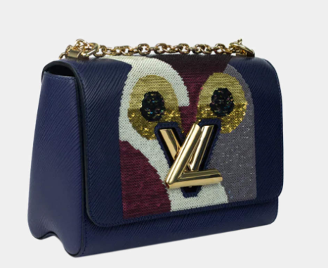 Louis Vuitton Blue Epi Leather Limited Edition Twist Shoulder bag